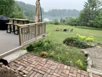 Family  friendly lakefront property on large wilderness estate with sandy beach - Balkon