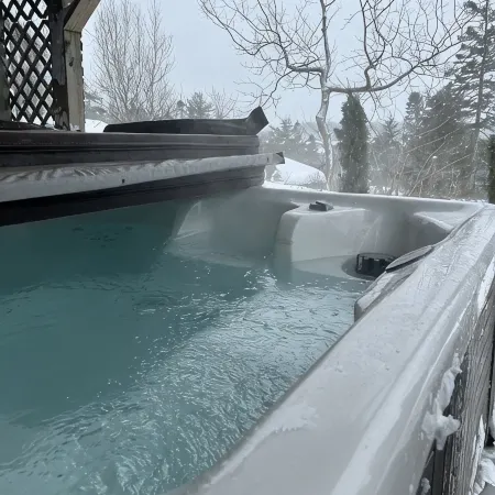 The Governor's Suite - An executive oasis featuring a hot tub, fire pit and BBQ!
