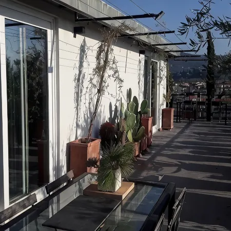 lux design attic | beautiful terrace | great city view over Duomo and Fiesole
