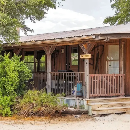 Shady House with River Access , Sheep & Donkeys!