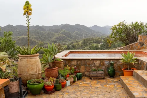 Vacation villa with sea views in Mojácar