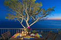 Zaffiro apartment with panoramic sea view between Amalfi and Positano - バルコニー