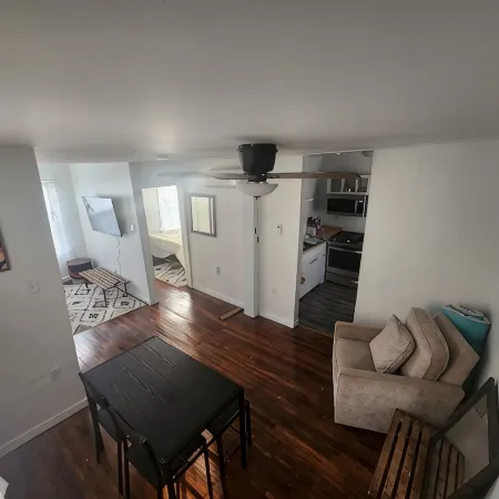 tiny house backyard cabin getaway in Detroit