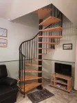 Cottage with private garden in wooded property with swimming pool