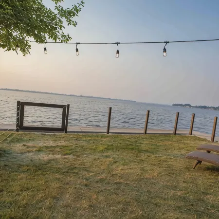 Steps from the water! Quiet, peaceful location.