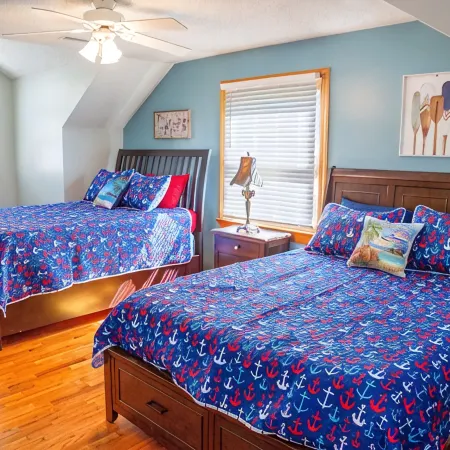 Pristine lake house offering watersports, gameroom favorites, and stunning view