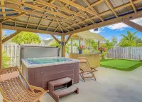 Seabreeze garden oasis, jacuzzi, golf, mins ->beaches - 3 tähden
