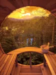 Lake Nottely 4 Bdrm Cabin,  Game Rm, Sauna, Mtn & Lake Views, Dock, EV Charger. - balcon
