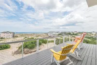 Easy Breezy OBX - New Beautiful Modern Home on the 4x4 w/ Ocean Views & Hot Tub. - 4-Star