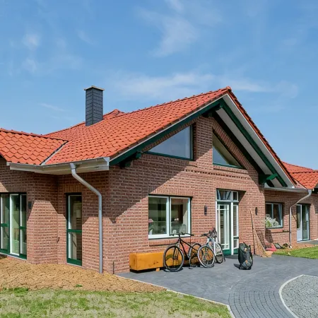 Idyllically situated villa in country house style with sauna Ideal for groups & families