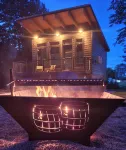 Bourbon Barrel Cabin A.  There are 2 Cabins A & B.
