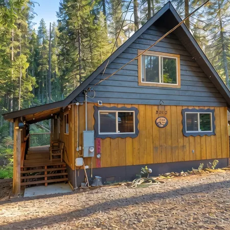 Creek Cabin - Fly-in Acres Lake Access - private Creek access with fire pit Отели в г. Арнолд