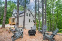 New four bedroom house with private dock on Lake James.