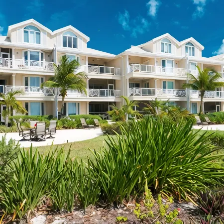 A few steps from the door and you're on Grace Bay Beach!