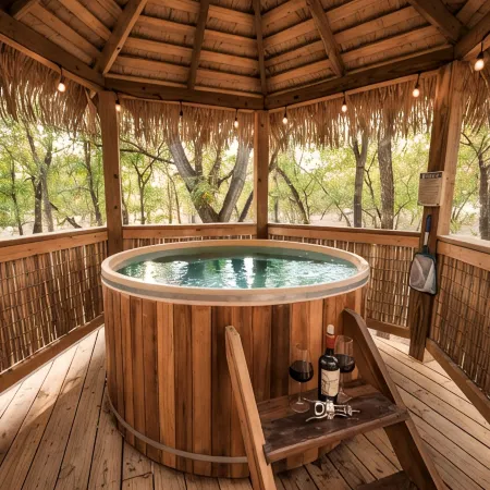 Mourning Dove Yurt! Cold A/C! Hot Tub! Medina River Access ! Close to Town!