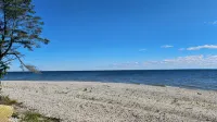 Lakefront cottage, construction 2023, with 300 ft private beach on Lake Huron - WiFi