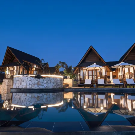 D'Byas Dream Beach Club and Villa Отели рядом с достопримечательностью «Голубая лагуна»