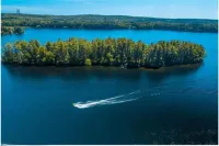Walk to Downtown and the Public Beach, Fish in the Backyard in Central Maine