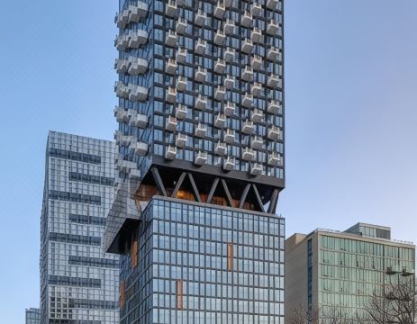 투어 호텔 옥상 테라스