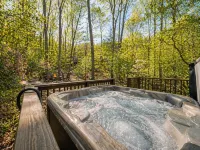 Creekside Cabin - Hot Tub, Firepit, Porch