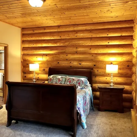 Keweenaw's Houghton Haven waterfront home. Secluded & private, yet close to town