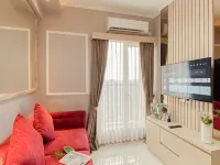 2Br Corner with South and East View at Podomoro Golf View Apartment by Travelio - 3-Star