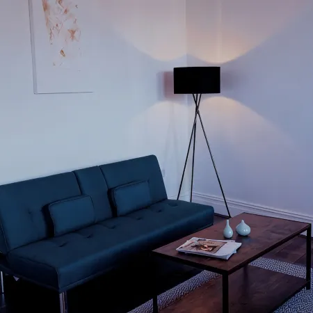 Converted bank: centre of Town (split apartment)