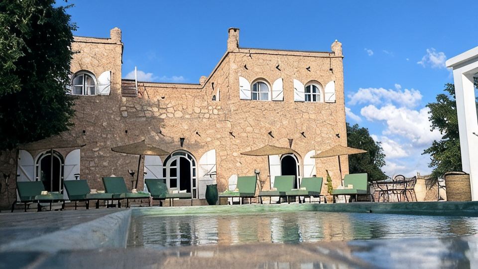 A haven of peace in the countryside surrounded by 90 olive and 10 argan trees