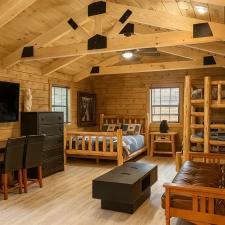 Hana Cabin at Windrock Ridge: Sleeps 5, Pet Friendly, Trail Access