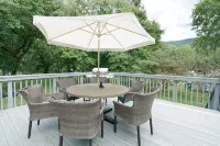 Riverfront🏕A-Frame/HOT TUB/Fire Pit! FAST Wifi - Boutique