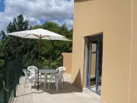 Quiet charming villa with a big terrace and swimming pool