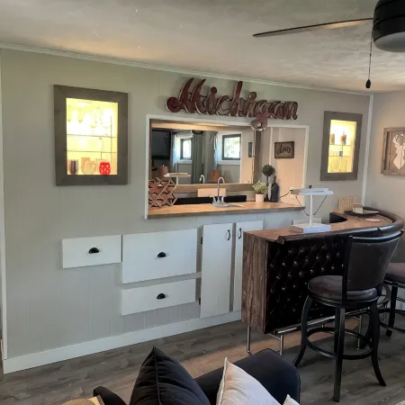 Beautiful lakefront home directly on Hubbard Lake, East Shore