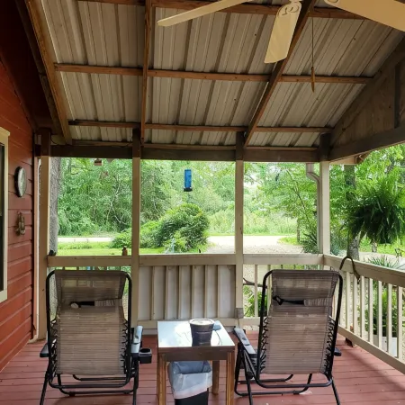 Cabin Like Setting on Secluded Wooded Property 5 Minutes from Caddo Lake