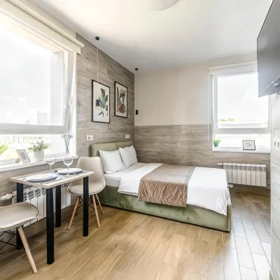 Knokey Tushino Apartmants 鄰近斯巴达克站的酒店