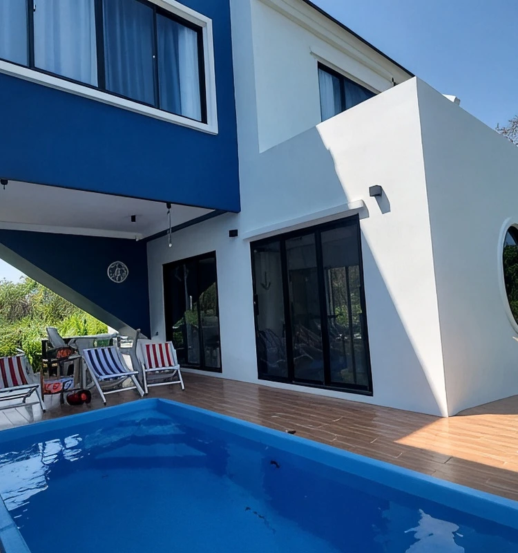 รูปภาพของNest Scape Blu Pool Villa 50ม ถึงหาดส่วนตัว ชะอำ