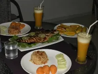 Karaa Village - breakfast