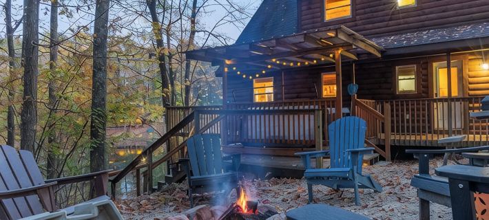 Lakeside Cabin: Private Dock - Canoe & Kayaks - HotTub -PetFriendly -Arcade Game Hotel di Wolfe County