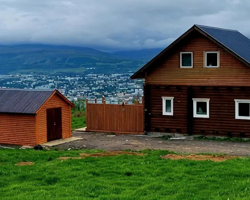 Loghouse with Amazing View and Sauna Hotels in Grenivík