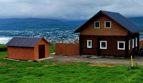 Loghouse with Amazing View and Sauna - parking