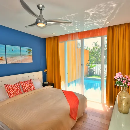 Generator! Private Pool Villa - Sapphire Beach 5min walk & Washer/Dryer WiFi 8