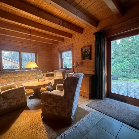 Ferienwohnung im Holzhaus, 5-10 Min. vom Schönen Wandlitzsee Entfernt