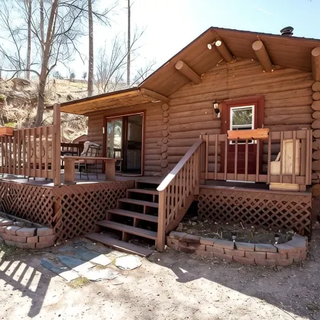 ❖Charming Log Cabin❖Firepit❖Great Deck with Grill❖