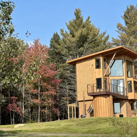 Enjoy whatever winter throws at you while you relax in the hot tub with a view!