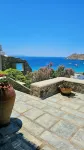 Villa with Private Infinity Pool, Steps from Elia Beach - 4-Star