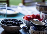 East Hampton Art House Bed and Breakfast - Frühstück