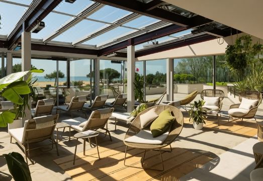 호텔 테라스 전망