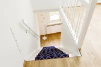 Modern apartment in a half-timbered house in the city center
