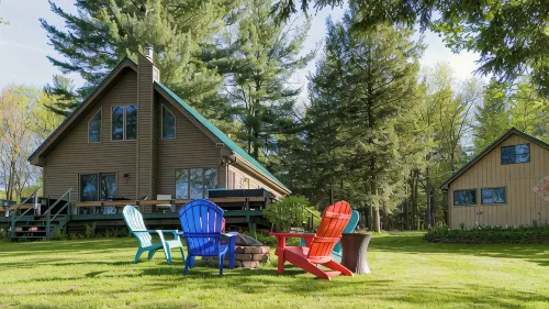 Stunning Lakeview Home: 2Br+Loft, Kayaks, Fire Pit & Shaded Yard – Pet Friendly! - 鄉村度假屋