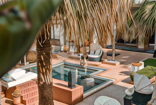 Riad Mayfez Suites & Spa - สระว่ายน้ำแบบอินฟินิตี้