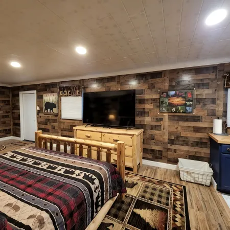 Cabin Apt 20Min to Gatlinburg Across from Ntl Park GameRoom+FirePit+Pet Friendly